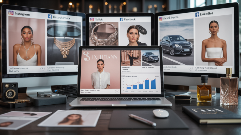 Social media marketing for luxury brands