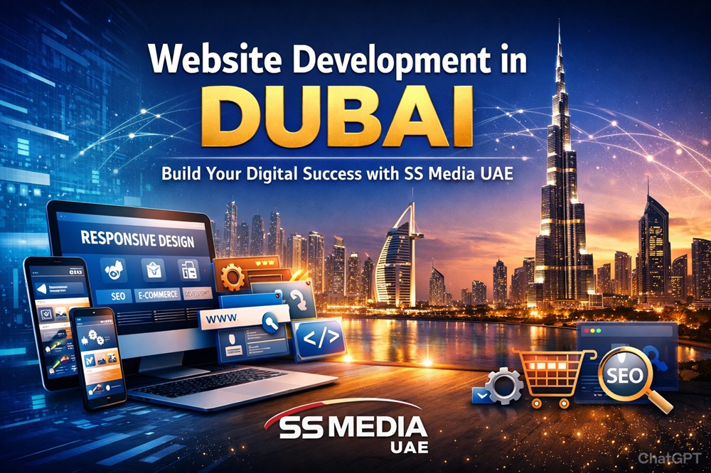 Website development company in Dubai creating responsive business website in UAE