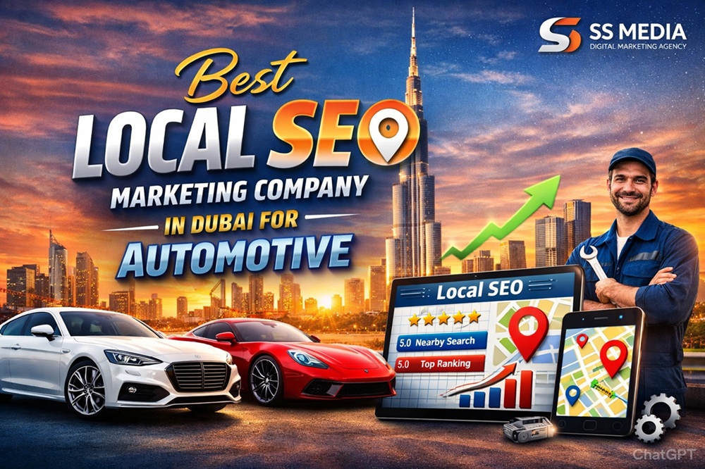 Best Local SEO agency in Dubai for automotive businesses – SS Media UAE