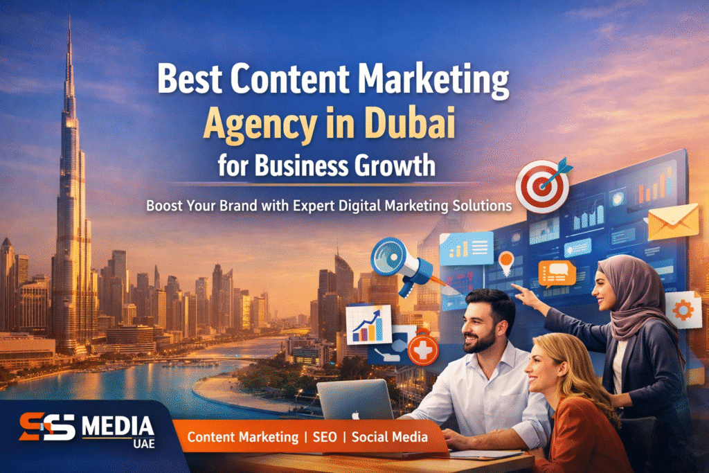 Content marketing agency Dubai creating SEO content strategies for businesses