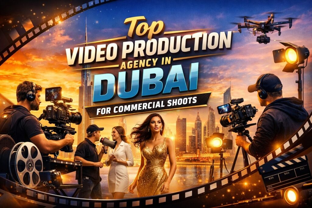 Professional commercial video production shoot by SS Media in Dubai UAE
