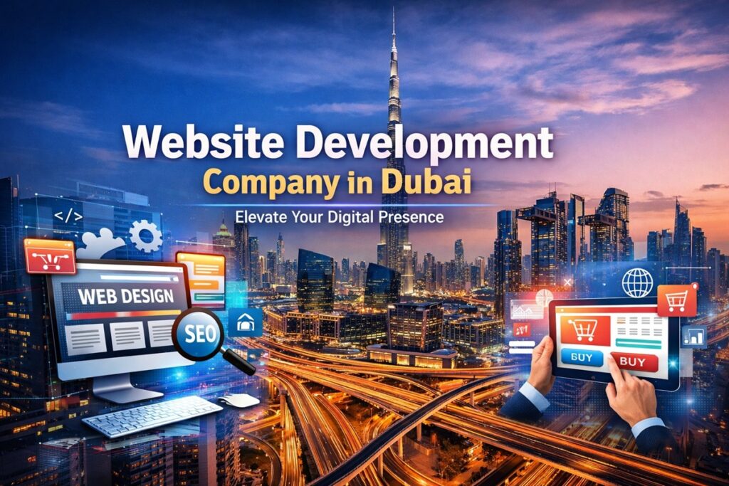 Professional website development company in Dubai creating responsive and SEO-friendly websites