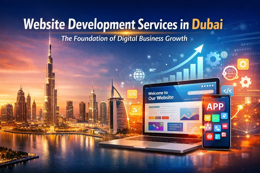 Professional website development services in Dubai for web and mobile development by SS Media