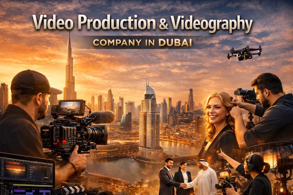 Professional video production and videography company in Dubai creating high-quality corporate and commercial videos